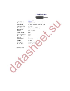 105-0303-001 BLACK datasheet  